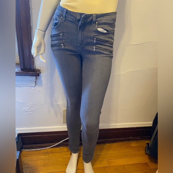 PAIGE Women’s Skinny Jeans with Zippers - Picture 4 of 5